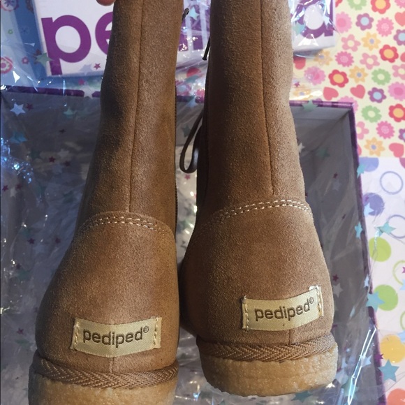Pediped NEW in Box light brown boots US 13-13.5 - Picture 9 of 11